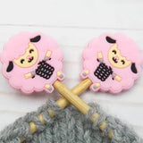 Fox and Pine Stitch Stoppers