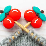 Fox and Pine Stitch Stoppers