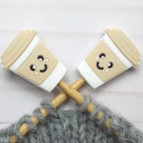 Fox and Pine Stitch Stoppers