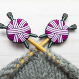Fox and Pine Stitch Stoppers