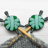 Fox and Pine Stitch Stoppers