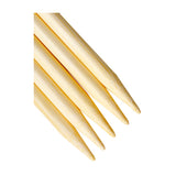 Natural Bamboo Double Points - 6"