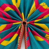Assorted Ankara African Hand Fans