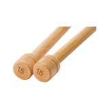 Natural Bamboo Single Points - 9"