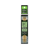 Pack of Takumi bamboo premium knitting needles with Clover branding on a white background