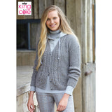 5792 Ladies V-Neck Cardigan & Waistcoat Pattern