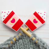 Fox and Pine Stitch Stoppers