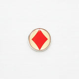Picture Diamond Red Round Shank - 18mm
