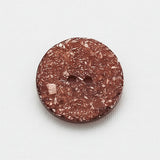 Plastic Brown Roughed Surface | Round - 34mm