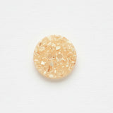 Plastic Gold Roughed Surface Round