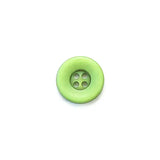Plastic Green with Wide Rim Round - 18mm