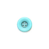 BF1460P18 Plastic Turquoise with Wide Rim Round - 18MM 4HL