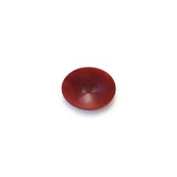 Burgundy Oval Corozo - 18mm