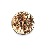 BM0704H30 Brown Dark and Light Horn Round Rough Looking 2HL 30MM