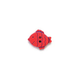 Red Happy Fish Plastic 2HL 18MM