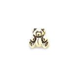BP0795P18 Natural Teddy Bear Plastic Shank 18MM