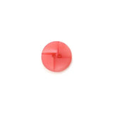 BQ0861P16 Rose Red Frosty Plastic Round 16MM 2HL