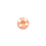 BU1610P15 Plastic Light Pink Metallic Iridescent Flower - 15MM 2HL