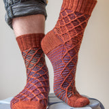Stephen West Sock Kits in Footloose by Baah Yarn