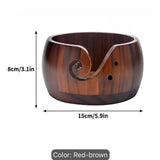 Wooden Yarn Bowl