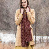 Edina Cabled Scarf Pattern