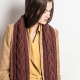 Edina Cabled Scarf Pattern