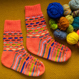 Stephen West Sock Kits in Footloose by Baah Yarn
