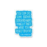 Toni Morrison Quote - Vinyl Sticker