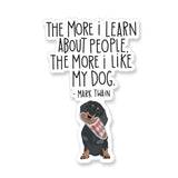 Mark Twain Quote - Vinyl Sticker