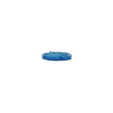 Plastic Turquoise Metallic Iridescent Flower - 15mm