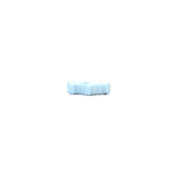 Plastic Blue Sheep with Knit Stitches - 18mm