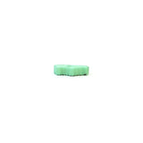 Plastic Green Sheep with Knit Stitches - 18mm