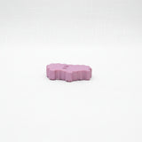 Plastic Purple Sheep with Knit Stitches - 18mm