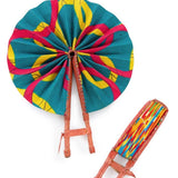 Assorted Ankara African Hand Fans