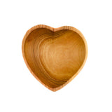 Wild Olive Wood Heart Shaped Bowls