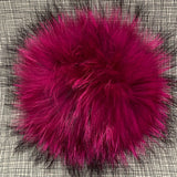 Big Bad Wool Raccoon Fur Pom Pom
