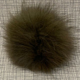 Big Bad Wool Raccoon Fur Pom Pom